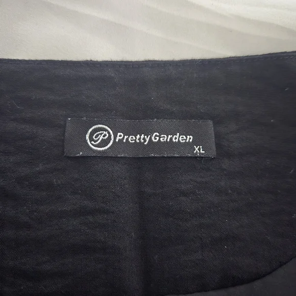 💚 2/$12 or 3/$17  PrettyGarden Black Vest & Shorts Set - Picture 3 of 9